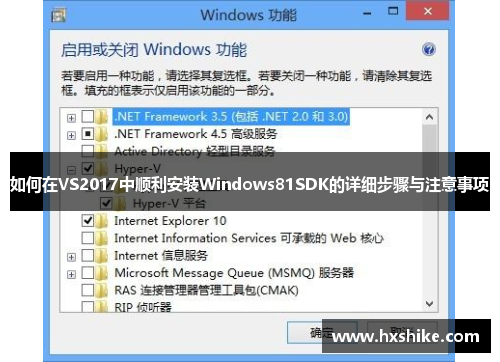 如何在VS2017中顺利安装Windows81SDK的详细步骤与注意事项