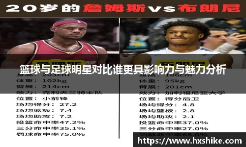 篮球与足球明星对比谁更具影响力与魅力分析